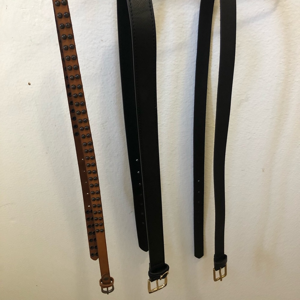 Leather belts